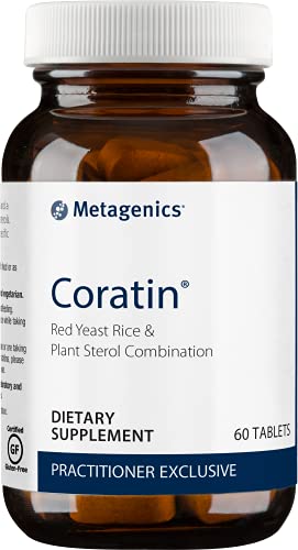 Metagenics Coratin  Red Yeast Rice & Plant Sterol Combination  60 Tablets