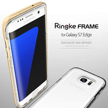 Load image into Gallery viewer, Ringke Frame Compatible with Galaxy S7 Edge Case Reinforced Dual-Layered Guard Bumper SF Black Resilient Incomparably Natural Contour Patented &amp; Exclusive Interlocking Clasp Mechanism Cover
