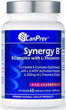 Load image into Gallery viewer, CanPrev Synergy B-Complex with L-Theanine Vegi Capsules, 60 Count
