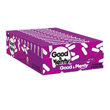 Load image into Gallery viewer, GOOD &amp; PLENTY Licorice Candy, Bulk Holiday, 6 oz Boxes (12 Count)
