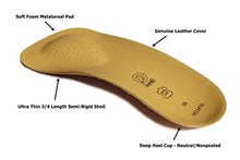 Load image into Gallery viewer, Emsold Ultra Thin Orthotic with Metatarsal Pad and Deep Heel Cup  Semi-Rigid Arch Support Insole for Men and Women  Relieves Pain from Plantar Fasciitis, Mortons Neuroma and Metatarsalgia
