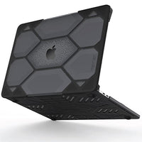 IBENZER MacBook Pro 13 Inch Case 2020 2019 2018 2017 2016 A2338 A2289 A2251 A2159 A1989 A1706 A1708, Heavy Duty Protective Hard Shell Case Cover for Apple Mac 13 Touch Bar, Black, HT13CYBK