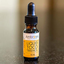 Load image into Gallery viewer, Ambrosia Wellness Liquid Tocotrienol Supplements, 7200 mg DeltaGold Annatto Liquid Tocotrienols, Tocopherol Free, 15 ml
