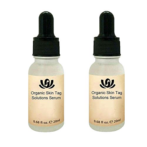 Organic Tags Solutions Serum, Mole Corrector Skin Tag Remover, Organic Skin Spot Purifying Serum Tags Free Mole & TAG Removal New-All Natural (2pcs)