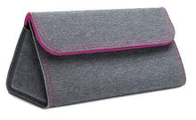 Load image into Gallery viewer, Dyson Woven Storage Bag (Grey/Fuchsia) for Supersonic Hair Dryers and Airwrap Stylers, Part No. 969566-02
