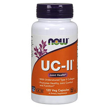 Load image into Gallery viewer, NOW Supplements, UC-II Type II Collagen, 120 Veg Capsules
