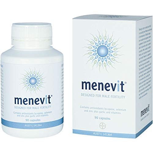 Menevit Vitamins Minerals 90 Capsules - Designed for Male Fertility (Australia Import)