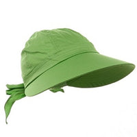 Lime Green Wide Brim Peak Gardening Sun Hat