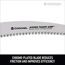 Load image into Gallery viewer, Corona Tools 10-Inch RazorTOOTH Folding Saw | Pruning Saw Designed for Single-Hand Use | Curved Blade Hand Saw | Cuts Branches Up to 6&quot; in Diameter | RS 7265D
