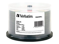 Verbatim DVD+R 4.7GB 8X DataLifePlus Shiny Silver Silk Screen Printable - 50pk Spindle