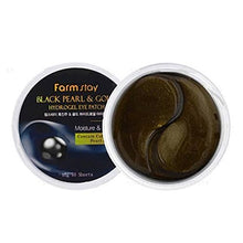Load image into Gallery viewer, Farm Stay Black Pearl Gold Hydrogel Eye Patch 90g,Elastic,Moist,
