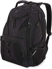 Load image into Gallery viewer, SwissGear Scansmart Laptop Backpack, Black/Black, 19-Inch
