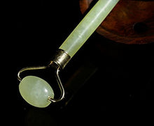 Load image into Gallery viewer, ENDIGLOW Jade Gua Sha Roller, Hand-Made Gua Sha Massage Tool, Great Tools for Acupuncture Therapy Trigger Point Treatment on Face - Therapeutic Relief and Skin Renewal

