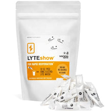 Load image into Gallery viewer, LyteShow Sugar-Free Electrolyte Supplement for Hydration and Immune Support - 50 Single Servings - Keto Friendly - Zinc and Magnesium for Rapid Rehydration, Workout, Muscle Recovery and Energy - Vegan
