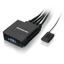 Load image into Gallery viewer, IOGEAR 4-Port USB KVM Switch with Cables and Remote GCS24U, Black
