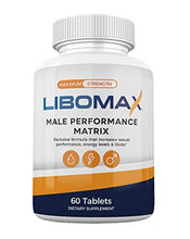 Load image into Gallery viewer, Libomax Male Performance Matrix - Libomax Pills for Men, Livemax Pills - 60 Count, 1 Month Supply
