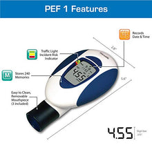 Load image into Gallery viewer, Digital Peak Flow Meter (PEF) and Forced Expiratory Volume (FEV1)
