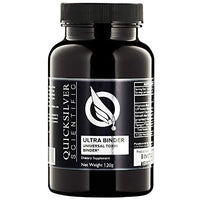 Quicksilver Scientific Ultra Binder - Activated Charcoal, Bentonite Clay Gut Health Supplement for Detoxification & Digestive Health - Active Cleansing Support Powder (120g)