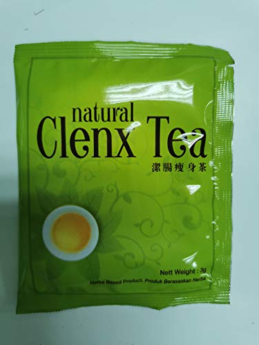 NH Natural Clenx Tea Duo Pack 3g x 20's (Loose Pack) -It Helps to Regulate The gastrointestinal System and Cleanse The Colon by Removing accumulated Waste and Excessive Fat from The Body