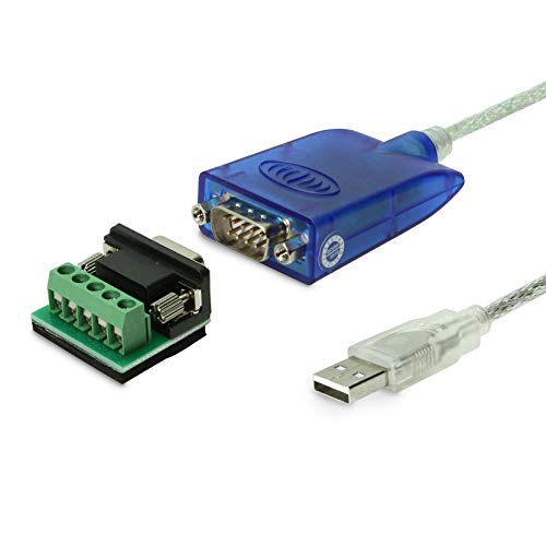 Gearmo Pro 5ft. USB to RS-485/422 Serial Adapter FTDI Chip - Windows 10 Supported