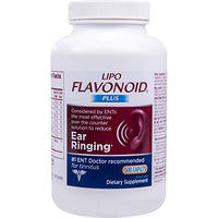 Lipo-Flavonoid Plus Ear Health Supplement | 500 Caplets | #1 ENT Doctor Recommended for Ear Ringing | Most Effective Over the Counter Tinnitus Treatment