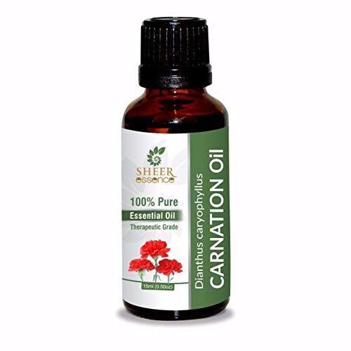 Carnation Oil -(Dianthus Caryophyllus)- Essential Oil 100% Pure Natural Undiluted Uncut Therapeutic Grade Oil 1.69 Fl.OZ