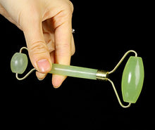 Load image into Gallery viewer, ENDIGLOW Jade Gua Sha Roller, Hand-Made Gua Sha Massage Tool, Great Tools for Acupuncture Therapy Trigger Point Treatment on Face - Therapeutic Relief and Skin Renewal
