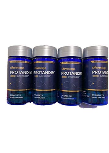 New Version of LifeVantage Protandim Nrf2 120 Caplets (Four Bottles) with Free Gift of iPhone Charge Cable
