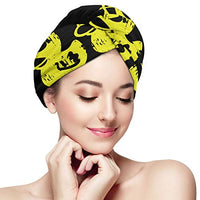 WFIRE Two Yellow Ducks Microfiber Dry Hair Hat Shower Caps Head Turban Towel
