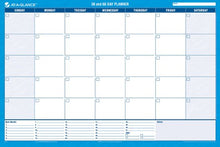 Load image into Gallery viewer, AT-A-GLANCE Wall Planner / Calendar, Undated, Erasable, 30/60-Day, 36 x 24, White/Blue (PM233-28)
