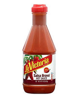 La Victoria Salsa Brava (Squeeze Bottle) - Taco Sauce - Hot - 15 Ounces (6 Pack)