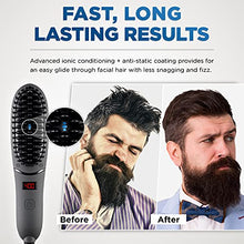 Load image into Gallery viewer, Aberlite Pocket - Compact Beard Straightener for Men - Ionic &amp; Anti-scald Technology - Beard Straightening Heat Brush Comb Ionic - For Home and Travel

