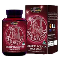 60Caps Auswelllife Sheep Placenta Max 50000 mg Skin Regeneration Slow Down Aging