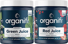 Load image into Gallery viewer, Organifi: Green Juice and Red Juice Bundle - 30 Day Supply - Superfood Supplement Powder - Supports Weight Management, Stress Relief and Energy

