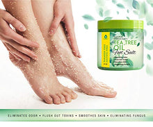 Load image into Gallery viewer, Pursonic Tea Tree Oil Foot Soak With Epsom Salt, Helps Soak Away Toenail Fungus, Athletes Foot &amp; Stubborn Foot Odor  Softens Calluses &amp; Soothes Sore Tired Feet, 21 Oz

