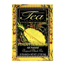Load image into Gallery viewer, Hawaiian Islands Pineapple Waikiki Tropical Black Tea, All Natural - 20 Teabags
