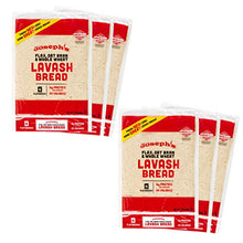 Load image into Gallery viewer, Joseph&#39;s Lavash Bread Value 6-Pack, Flax Oat Bran and Whole Wheat, Reduced Carb (4 Flatbreads per Pack, 24 Total)

