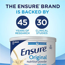 Load image into Gallery viewer, Ensure Original Nutrition Powder with 9 grams of protein, Meal Replacement, Vanilla, 14 oz, 3 count
