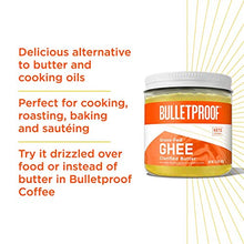 Load image into Gallery viewer, Grass Fed Ghee, 13.5 Oz, Bulletproof 100% Grass Fed, Pasture Raised Clarified Butter Fat, Keto, Paleo, Lactose Free, Casein Free, Non-GMO
