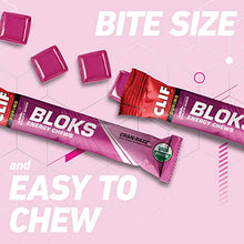 Load image into Gallery viewer, CLIF BLOKS - Energy Chews - Cran Razz Flavor - Non-GMO - Plant Based Food - Fast Fuel for Cycling and Running- Workout Snack (2.1 Ounce Packet, 18 Count)
