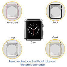 Load image into Gallery viewer, Simpeak Slim Back Case Compatible with Apple Watch 42mm Series 2, Pack of 5, Transparent, Black, Gold, Rose Gold, Silver
