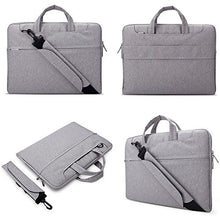 Load image into Gallery viewer, Lacdo 13 Inch Laptop Shoulder Bag Sleeve Case for Old 13&quot; MacBook Pro 2012-2015 / Old 13&quot; MacBook Air A1466 A1369 2010-2017 / Asus Zenbook 13, HP Dell Acer Lenovo Chromebook, Surface Book 3 2 1, Black
