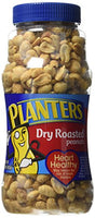 PLANTERS PEANUTS DRY ROASTED SALTED 16 OZ