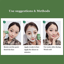 Load image into Gallery viewer, Green Tea Mask Stick- Face Moisturizes Oil Control, Deep Clean Pore, Improves Skin,for All Skin Types Men Women
