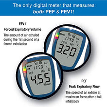 Load image into Gallery viewer, Digital Peak Flow Meter (PEF) and Forced Expiratory Volume (FEV1)
