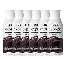 Load image into Gallery viewer, Kiss Express Semi-Permanent Hair Color 100mL (3.5 US fl.oz) (6 Count, Jet Black)
