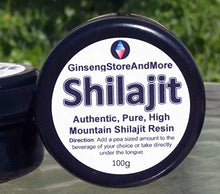 Load image into Gallery viewer, 1000 Servings Shilajit (100g), Authentic, Pure, High Mountain Shilajit Resin | Amazing Source of Fulvic Acid, Trace Minerals, Boost Energy, Great for Men and Women
