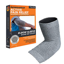 Load image into Gallery viewer, Incrediwear Elbow Sleeve  Elbow Brace for Women and Men to Help with Joint Pain, Tennis Elbow, Golfers Elbow, Tendonitis and Inflammation (Grey, Small)
