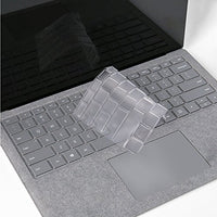 ProElife Ultra Thin TPU Keyboard Cover Skin for Microsoft Surface Laptop 1 / 2 (2017 2018) (Not Fit Laptop 3) and Surface Book 3 / 2 / 1 13.5-Inch 15-Inch Keyboard Accessories Protector (Clear)