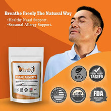 Load image into Gallery viewer, Lung Cleanse for Smokers - Clear Your Airways Respiratory Support Supplement-Natural Lung Health Complex-Lung Detox for Those with Breathing,Asthma,Seasonal Allergy Relief Seekers (15 Day)
